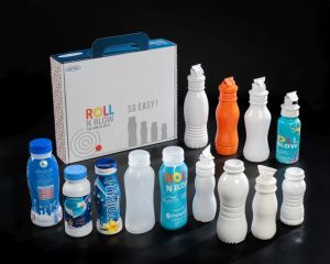 The Roll N Blow thermoforming machine produces bottles in various designs, shapes and appearances, with standard or calibrated necks.